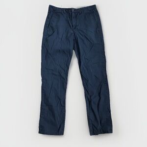 RAG & BONE MENS CHINO PANT BLUE FLAT FRONT MENS 30